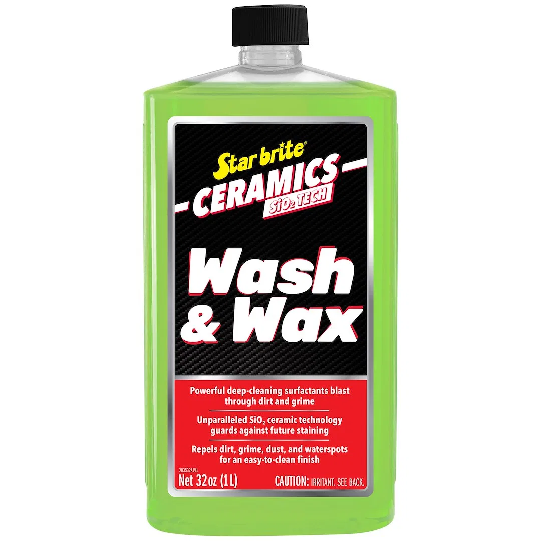 203532 – STAR BRITE Marine Wax, Liquid Remove Dirt/ Grime/ Grease/ Salt/ Fish Blood 32 Ounce Bottle Single